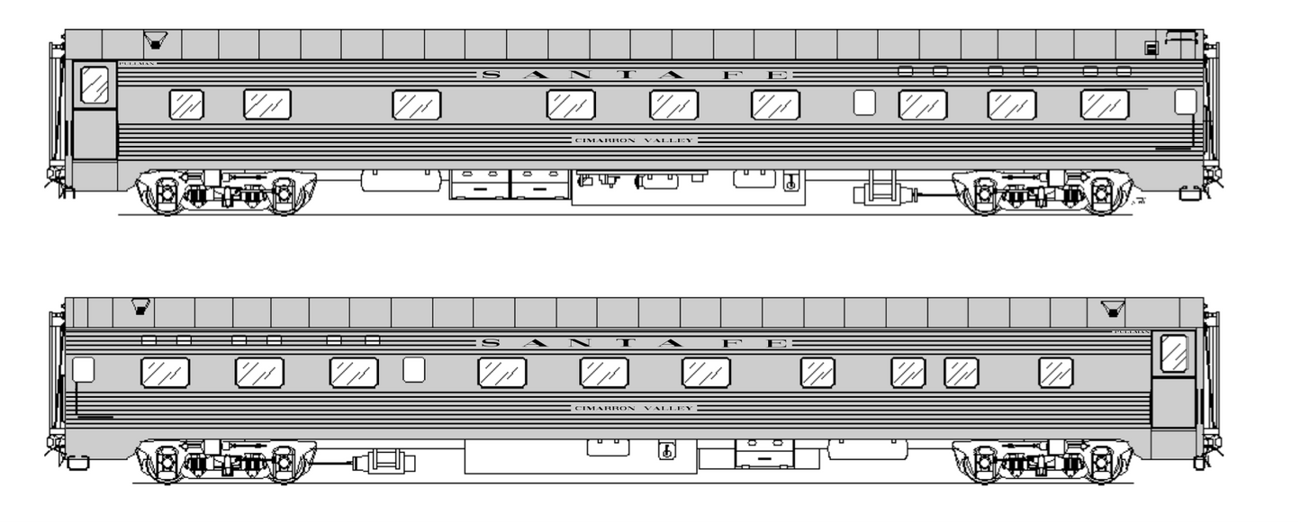 Pullman Plan 4099 6-6-4 Sleeper