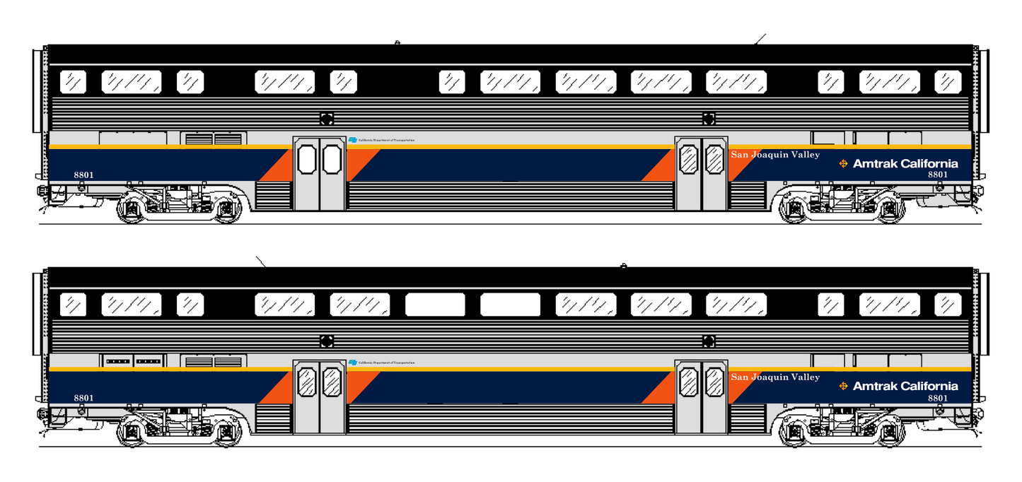 California DOT Bi-level "Northern" Cafe car