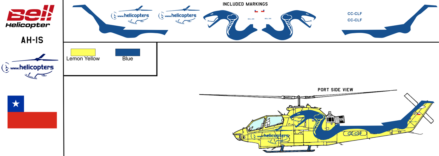 Bell 209 CC-CLF Helicopters Chile