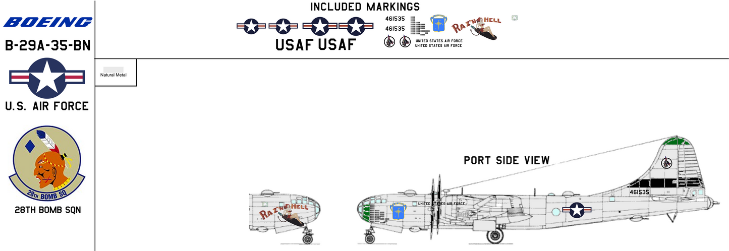 Boeing B-29A 44-61535 United States Air Force