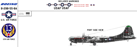 Boeing B-29B 44-84053 United States Air Force 13th Air Force