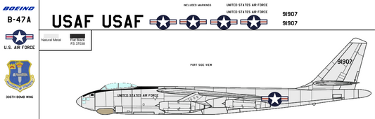 Boeing B-47A 49-1907 United States Air Force