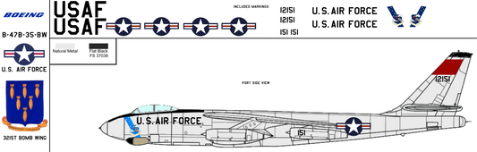 Boeing B-47B 51-2151 United States Air Force