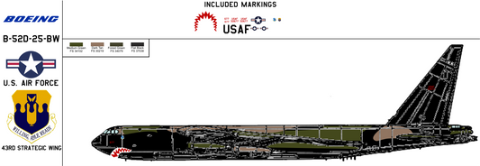 Boeing B-52D Stratofortress 55-0677 United States Air Force