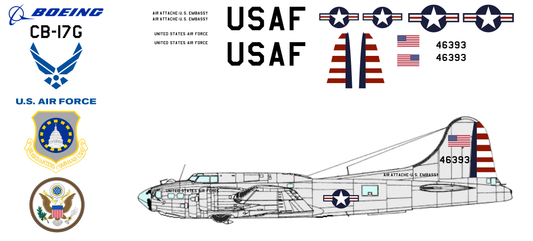 Boeing CB-17G 44-6393 United States Air Force