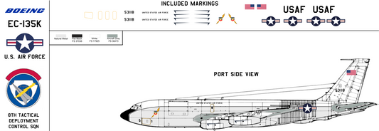 Boeing EC-135K 55-3118 8th Tactical Deployment Control Squadron