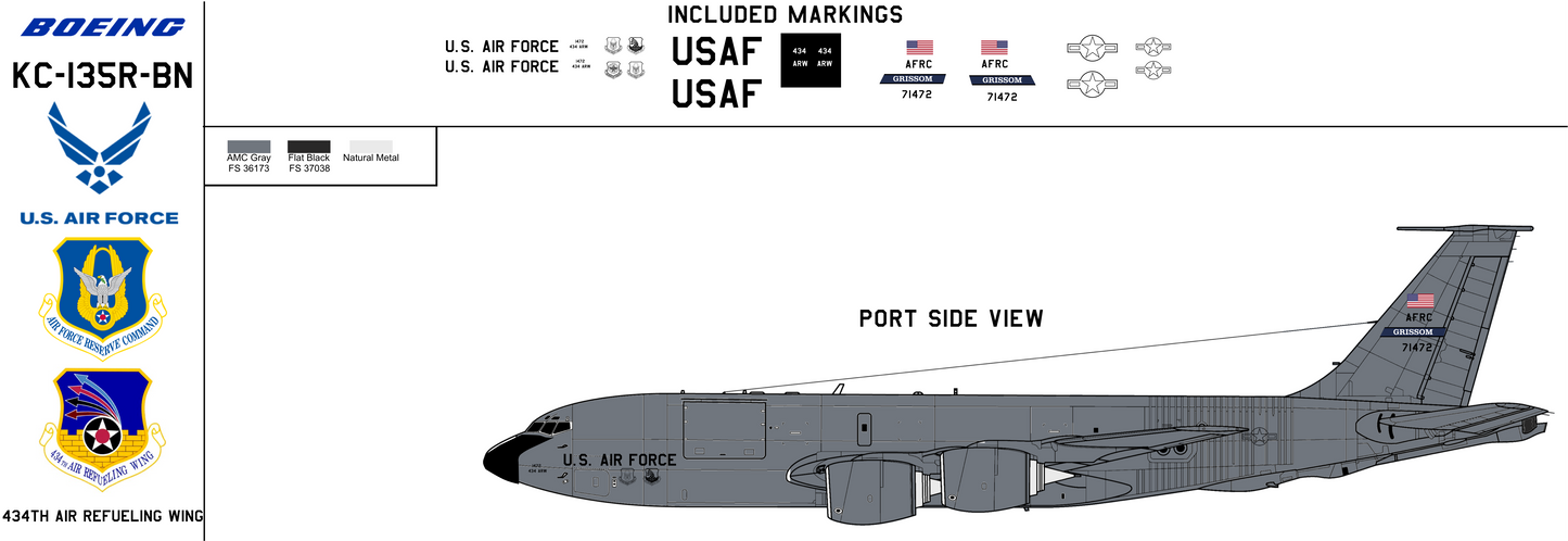 Boeing KC-135R Stratotanker 57-1472 Grissom Air Force Base