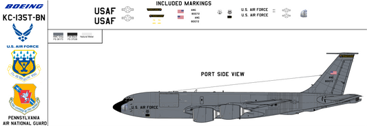 Boeing KC-135T Stratotanker 58-0072 Pennsylvania Air National Guard
