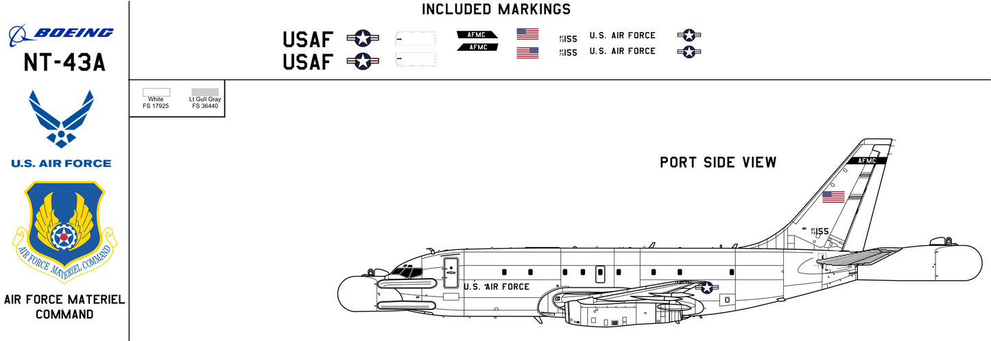 Boeing NT-43A 73-1155 "Rat 55" United States Air Force