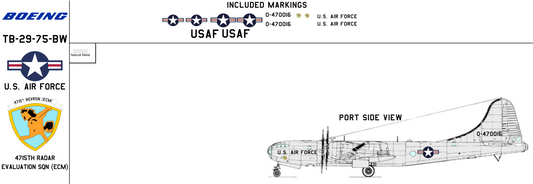 Boeing TB-29 44-70016 United States Air Force
