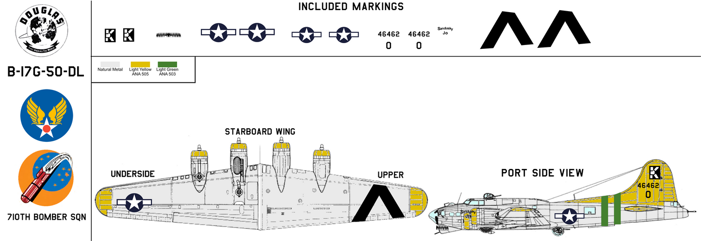Boeing (Douglas) B-17G Sandusky Jo 44-6462