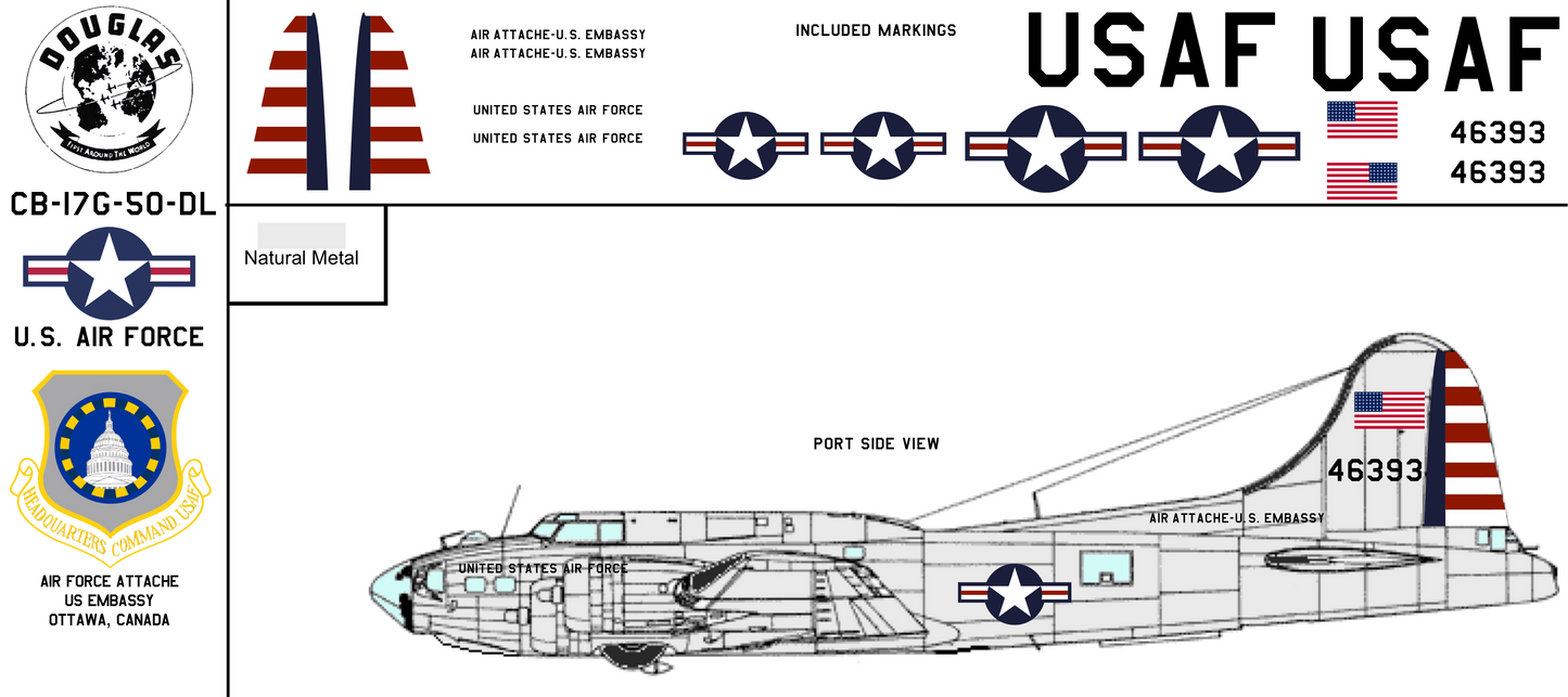 Boeing (Douglas) CB-17G 44-6393