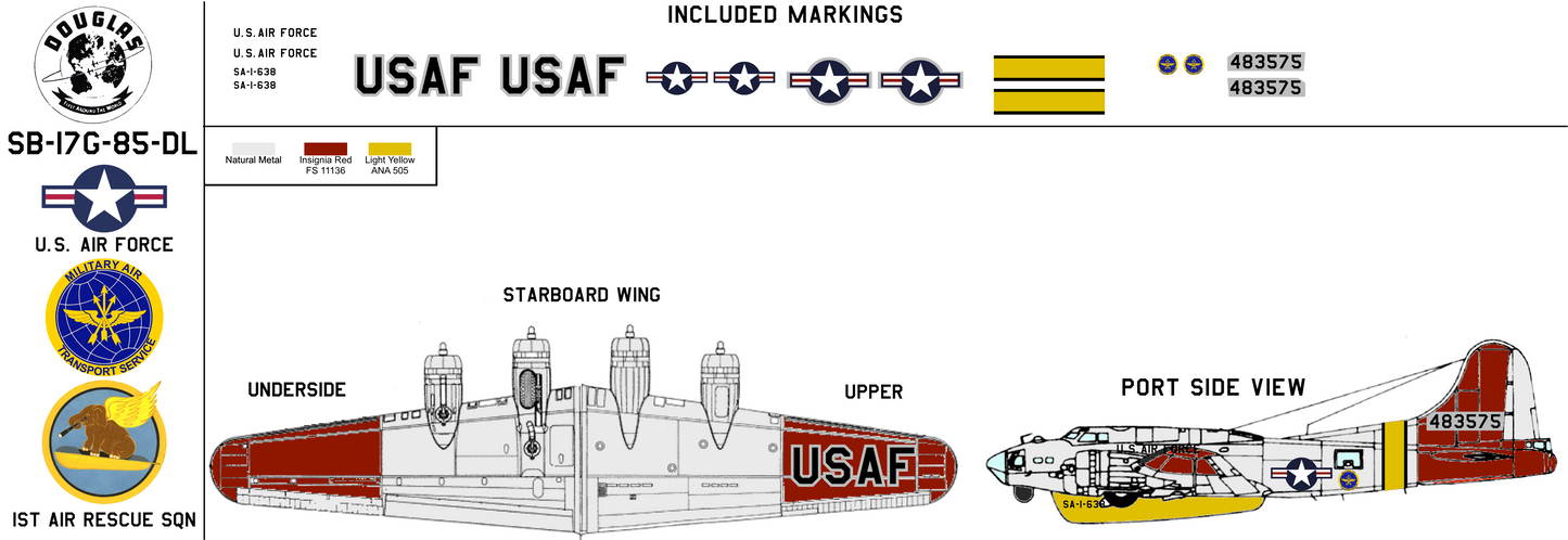 Boeing (Douglas) SB-17G 44-83575 United States Air Force