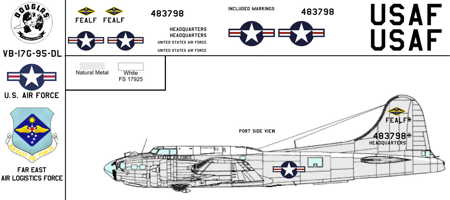 Boeing (Douglas) VB-17G 44-83798 United States Air Force