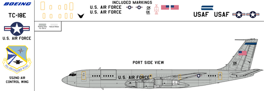 Boeing TC-18E 81-0893 552nd Air Control Wing Tinker AFB