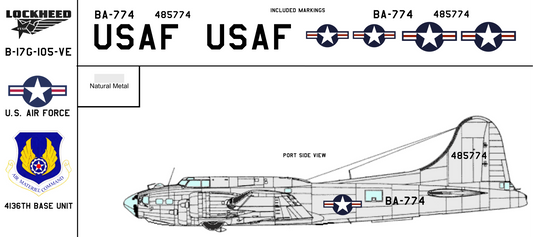 Boeing (Vega) B-17G 44-85774