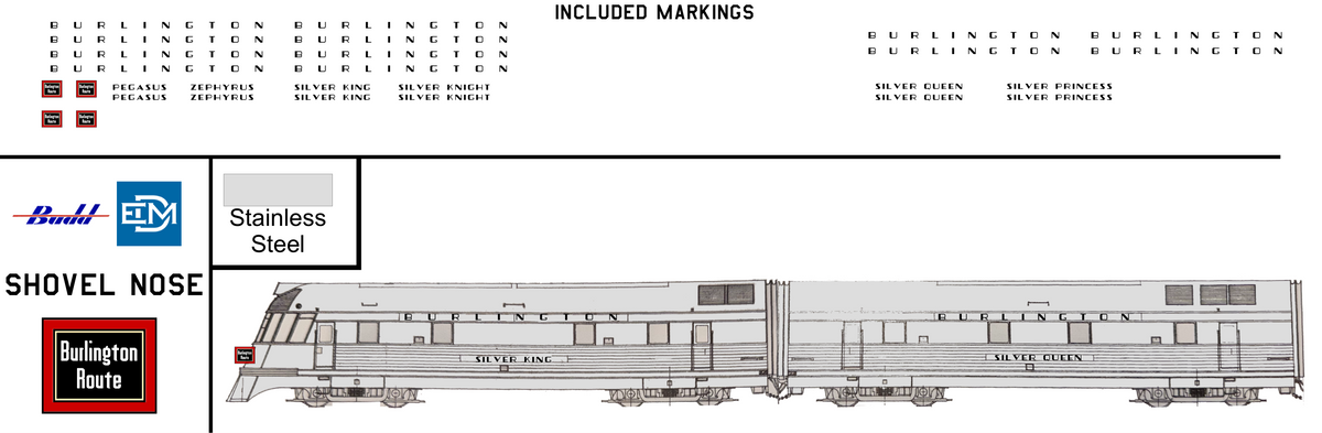 EMC Shovel Nose A Unit and A-B Set (1936)