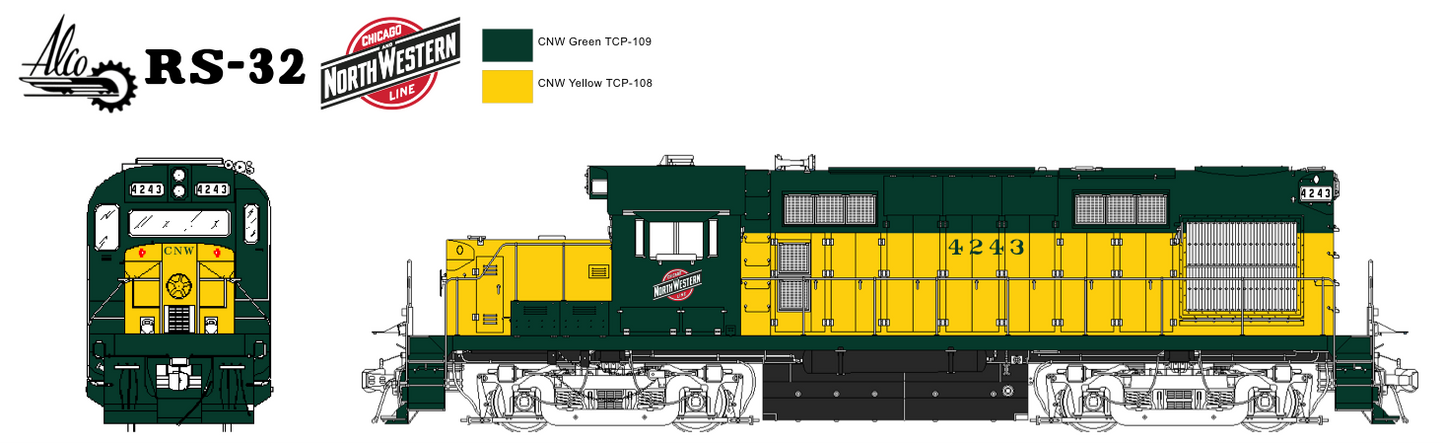 ALCo RS32 CNW