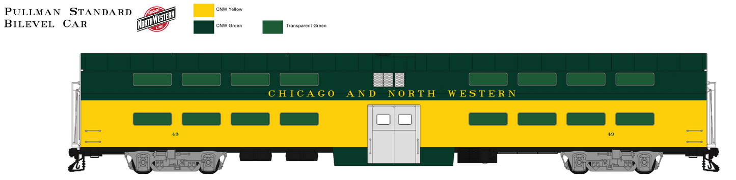 Pullman Plan 53194 161 Seat Gallery Coach