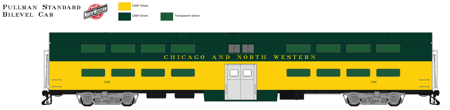 Pullman Plan W60346 96 Seat Gallery Coach