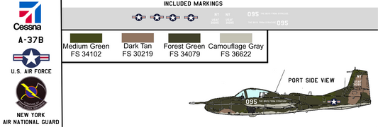 Cessna A-37B Dragonfly 73-1095 New York Air National Guard