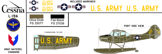 Cessna L-19A 51-12304 United States Army