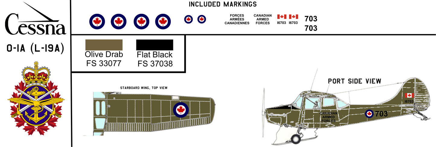 Cessna O-1A 16703 Canadian Armed Forces