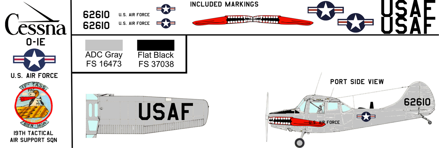 Cessna O-1E 56-2610 United States Air Force