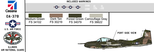 Cessna OA-37B Dragonfly 73-1098 Illinois Air National Guard