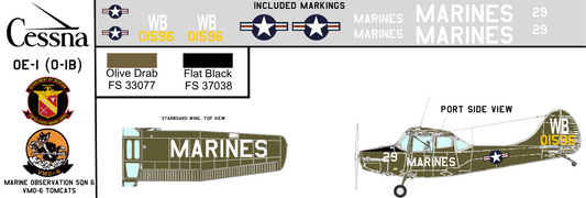 Cessna OE-1 VMO-6 United States Marine Corps