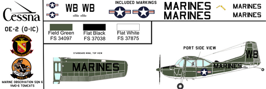 Cessna OE-2 VMO-6 United States Marine Corps