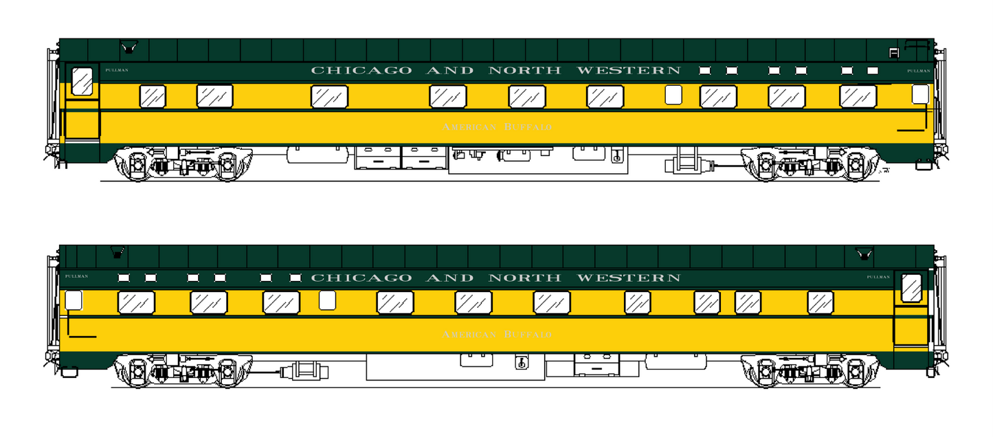 Pullman Plan 4099 6-6-4 Sleeper