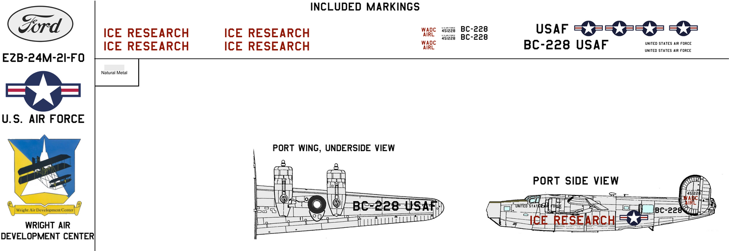 Consolidated (Ford) EZB-24M 44-51228 US Air Force