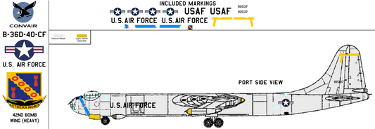 Convair B-36D Peacemaker 44-92037 United States Air Force