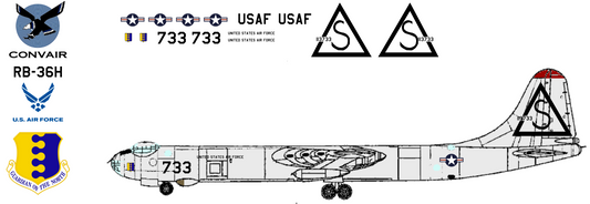 Convair RB-36H 51-13733 United States Air Force