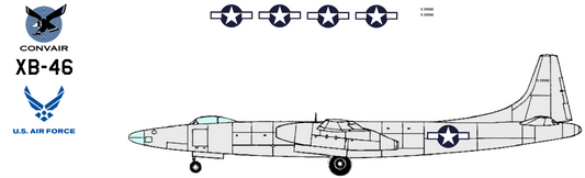 Convair XB-46 45-59582 Early