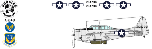 Douglas A-24B Banshee 42-54736 United States Army Air Force