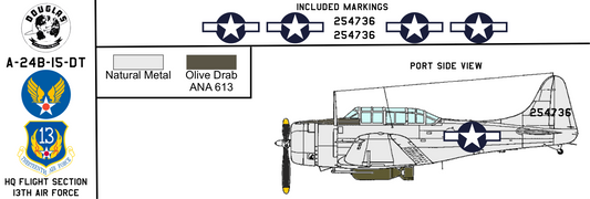 Douglas A-24B Banshee 42-54736 United States Army Air Force