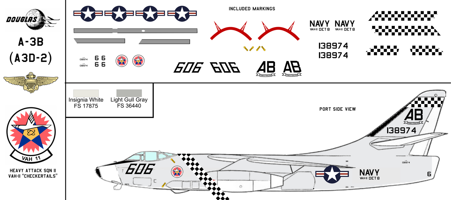 Douglas A-3B Skywarrior 138974 United States Navy