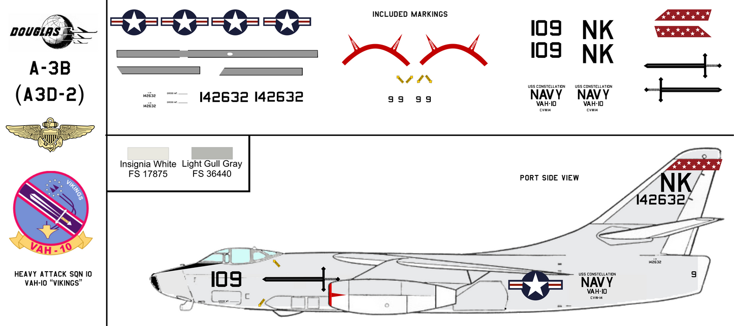 Douglas A-3B Skywarrior 142632 United States Navy