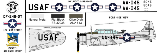 Douglas DF-24B Banshee 48-045 United States Air Force