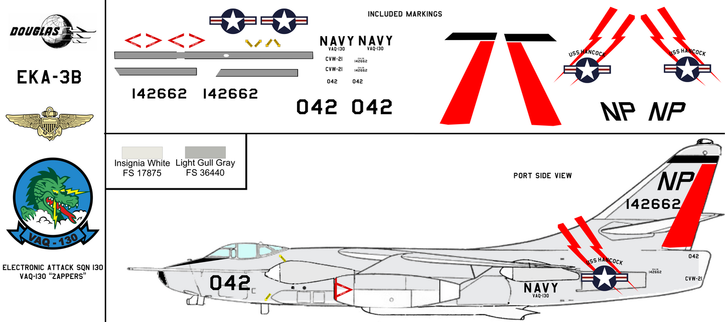 Douglas EKA-3B Skywarrior 142662 United States Navy