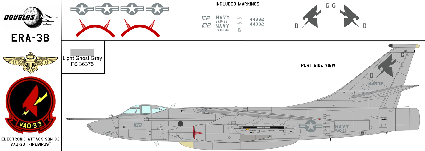Douglas ERA-3B Skywarrior 144832 United States Navy