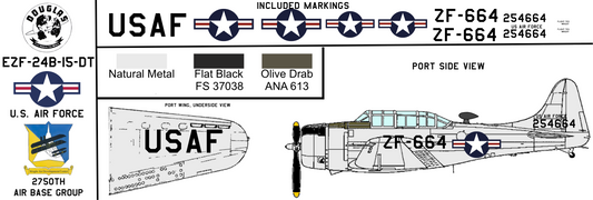 Douglas EZF-24B Banshee 42-54664 United States Air Force