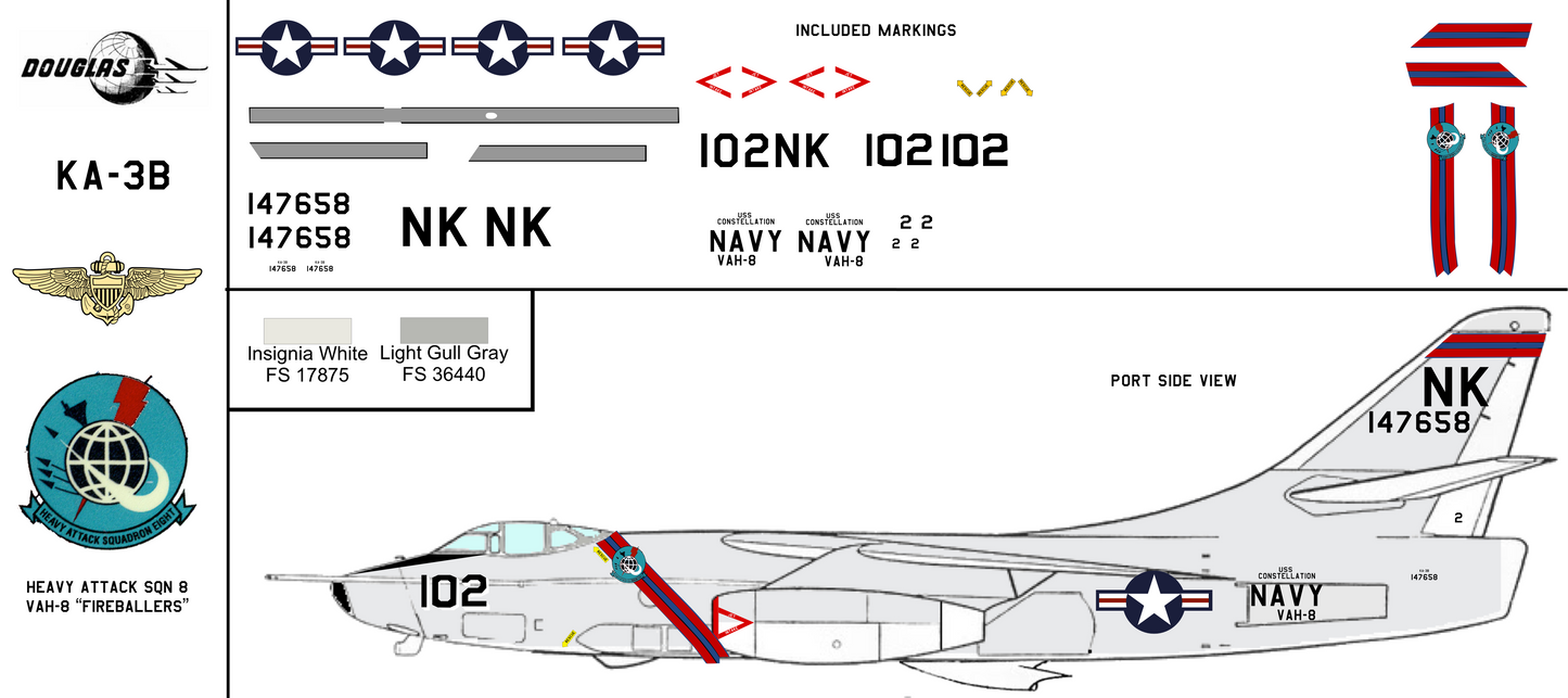 Douglas KA-3B Skywarrior 147658 United States Navy