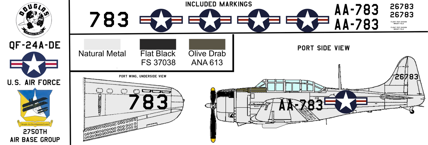 Douglas QF-24A Banshee 42-6783 United States Air Force