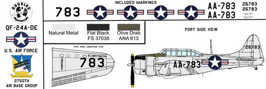 Douglas QF-24A Banshee 42-6783 United States Air Force