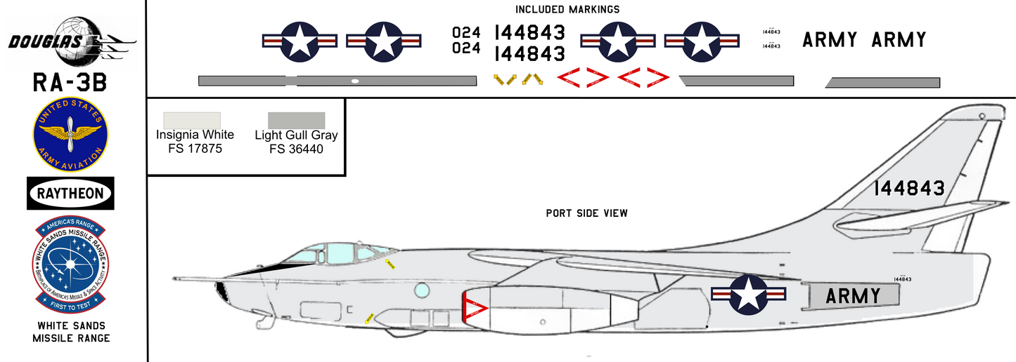 Douglas RA-3B 144843 United States Army