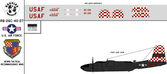 Douglas RB-26C 44-35581 United States Air Force