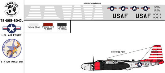 Douglas TB-26B 41-39278 United States Air Force